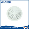 Round Ceiling Diffuser with Plastic Damper HVAC Air Diffuser